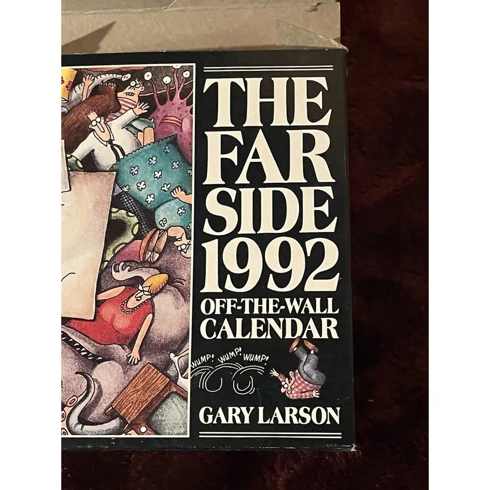 The Far Side Off The Wall 1992 Desk Calendar Gary Larson New Old Stock